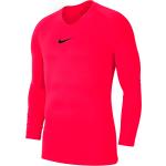 Tričká s dlhým rukávom Nike Park červenej farby vo veľkosti XS s dlhými rukávmi 
