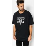 Pánske Skate tričká Thrasher čiernej farby s motívom: Koza v zľave 