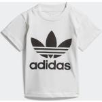 Detské tričká adidas Trefoil bielej farby v športovom štýle z tričkoviny do 9 mesiacov udržateľná móda 