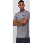 Pánske Polo tričká Under Armour sivej farby s jednofarebným vzorom z polyesteru v zľave 