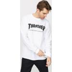 Pánske Skate tričká Thrasher bielej farby v zľave 