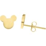 Pozlátené náušnice Troli zlatej farby pozlátené s motívom Duckburg / Mickey Mouse & Friends 
