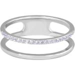 Strieborné prstene Troli striebornej farby v minimalistickom štýle z ocele 52 