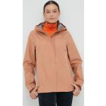 Dámske Prechodné bundy Marmot nepremokavé Priedušní oranžovej farby z polyesteru technológia Gore tex udržateľná móda 