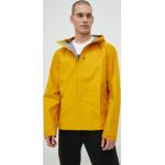 Pánske Športové bundy Marmot nepremokavé Priedušní žltej farby z polyesteru technológia Gore tex v zľave udržateľná móda 