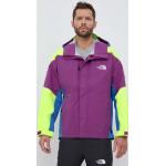 Pánske Športové bundy The North Face nepremokavé fialovej farby z polyesteru vo veľkosti XS v zľave 