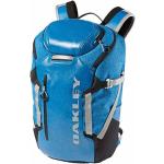 Športové batohy modrej farby v elegantnom štýle držiak na fľašu 