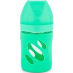 TWISTSHAKE Dojčenská fľaša anti-colic sklenená pastelovo zelená 180 ml