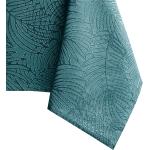 Obrusy tyrkysovej farby v elegantnom štýle s jednofarebným vzorom z polyesteru 