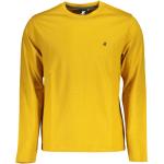 Pánske Polo tričká žltej farby Onesize s dlhými rukávmi 