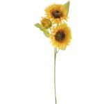 Dekoračné kvety žltej farby z plastu s motívom: Slnečnica v zľave 
