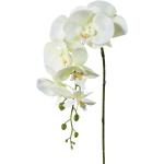 Dekoračné kvety bielej farby s tropickým vzorom z plastu 