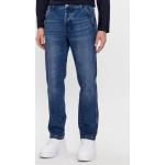 Pánske Straight Fit jeans UNITED COLORS OF BENETTON modrej farby z bavlny 