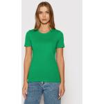 Dámske Polo tričká UNITED COLORS OF BENETTON zelenej farby z bavlny vo veľkosti XS 