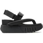 Dámske Kožené sandále UNITED NUDE čiernej farby vo veľkosti 40 na leto 