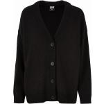 Dámske Dlhé svetre Urban Classics čiernej farby v streetwear štýle vo veľkosti 4 XL na gombíky na zimu udržateľná móda 