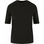 Dámske Tričká s krátkym rukávom Urban Classics čiernej farby v streetwear štýle vo veľkosti 5 XL udržateľná móda 