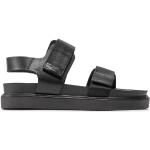 Pánske Kožené sandále Vagabond Vagabond čiernej farby vo veľkosti 41 v zľave na leto 