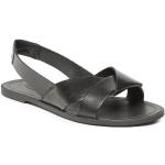 Dámske Kožené sandále Vagabond Vagabond čiernej farby vo veľkosti 35 na leto 