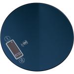 Kuchynské váhy Berlinger Haus tmavo modrej farby v elegantnom štýle zo skla 