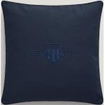 Vankúše Gant Shield modrej farby z bavlny 50x50 