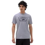 Pánske Skate tričká Vans Full Patch sivej farby vo veľkosti XXL v zľave 