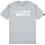 Pánske Skate tričká Vans sivej farby v ležérnom štýle v zľave 