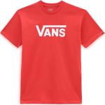 Pánske Skate tričká Vans červenej farby v zľave 
