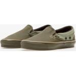 Dámska Skate obuv Vans Classic Slip-On zelenej farby vo vojenskom štýle vo veľkosti 36 