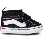 Chlapčenská Skate obuv Vans SK8-Hi čiernej farby zo semišu vo veľkosti 17 Zľava 