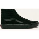 Pánska Skate obuv Vans SK8-Hi čiernej farby zo semišu vo veľkosti 46 Zľava 