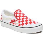 Dámska Skate obuv Vans Classic Slip-On červenej farby vo veľkosti 37 Zľava 
