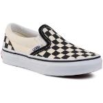 Dievčenská Skate obuv Vans Classic Slip-On bielej farby vo veľkosti 30 