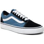 Dámska Skate obuv Vans Old Skool modrej farby zo semišu vo veľkosti 35 Zľava 