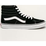 Pánska Skate obuv Vans SK8-Hi čiernej farby z kože vo veľkosti 46 Zľava 