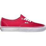 Pánska Skate obuv Vans AUTHENTIC červenej farby z plátna 