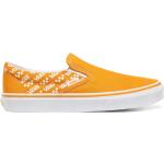 Pánska Skate obuv Vans Classic Slip-On oranžovej farby v ležérnom štýle z tkaniny Zľava 