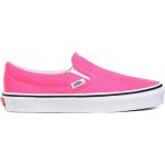Pánska Skate obuv Vans Classic Slip-On ružovej farby v ležérnom štýle z tkaniny Zľava 