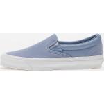 Pánska Skate obuv Vans Classic Slip-On modrej farby z kože vo veľkosti 44 Zľava 
