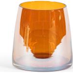 Vázy home hnedej farby v elegantnom štýle zo skla 