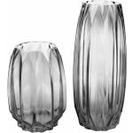 Vázy Kondela sivej farby zo skla 2 ks balenie v zľave 