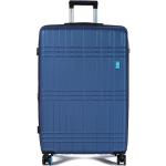 Pánske Veľké cestovné kufre Dielle modrej farby v zľave 