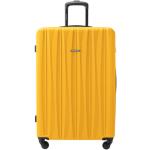 Veľké cestovné kufre žltej farby v modernom štýle integrovaný zámok objem 93 l 
