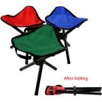 Kempingové stoličky červenej farby zo železa 1 ks balenie 