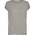 Vero Moda Dámske tričko VMAVA Loose Fit 10187159 Light Grey Melange S