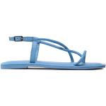 Dámske Kožené sandále VERO MODA modrej farby vo veľkosti 37 v zľave na leto 