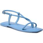 Dámske Kožené sandále VERO MODA modrej farby vo veľkosti 39 v zľave na leto 