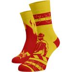 Dámske Vzorované ponožky žltej farby z bavlny 46 