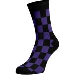 Pánske Vzorované ponožky fialovej farby z bavlny 38 