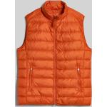 Pánske Páperové vesty Gant oranžovej farby z polyesteru vo veľkosti XS na zimu 